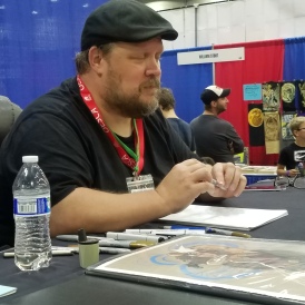 Adam Hughes was a class act at his table